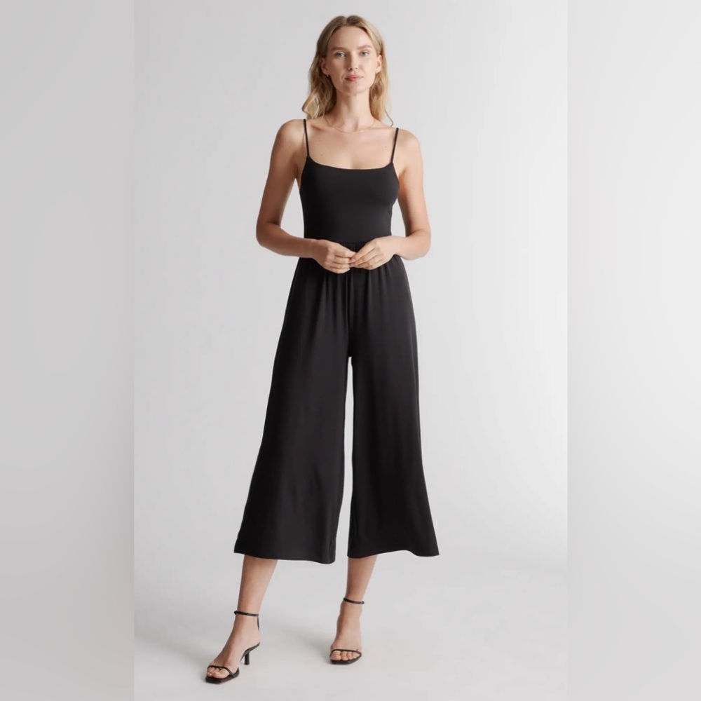 Tencel Jersey Wide Leg Jumpsuit (ultra stretchy material)